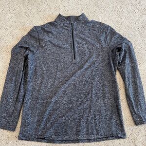 Lululemon Men’s quarter zip. New without tags. XL slim fit. Black heathered